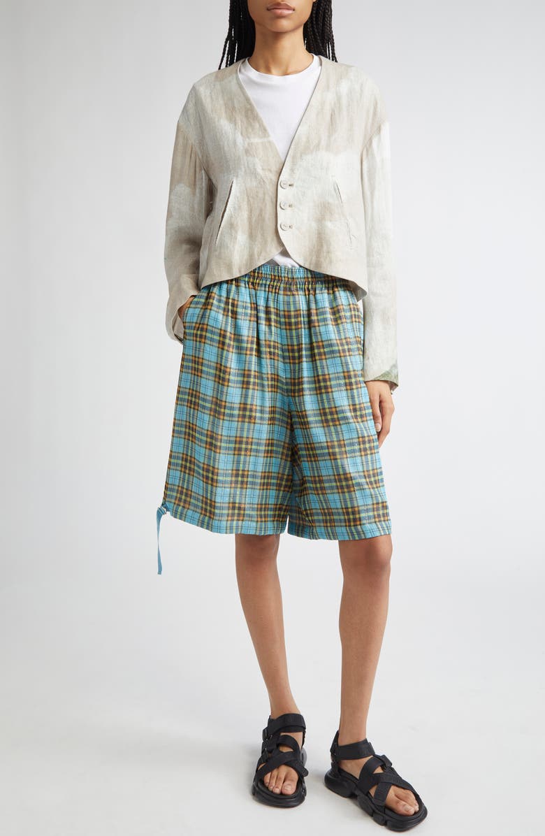 Undercover Crop Linen Jacket, Alternate, color, 