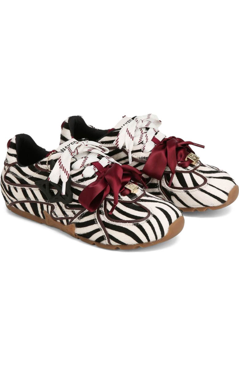 Naked Wolfe Adored Pony Sneaker, Alternate, color, Zebra Print