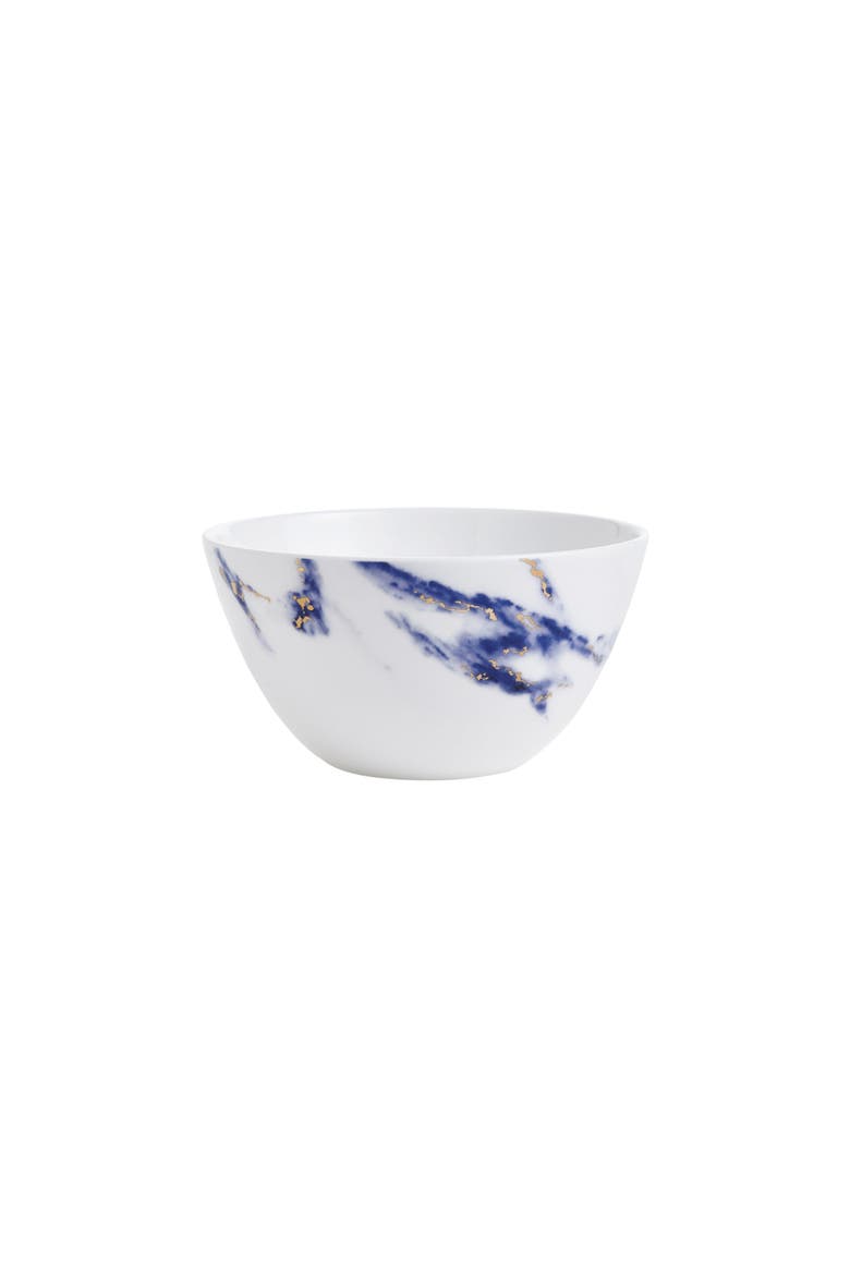 Marble Azure Cereal Cereal / All Purpose Bowl, Main, color, White