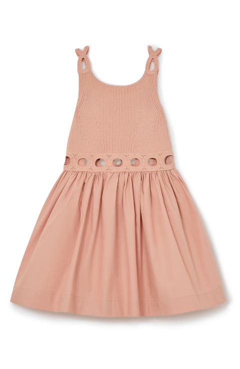 Kids' Rita Mixed Media Dress (Big Kid)