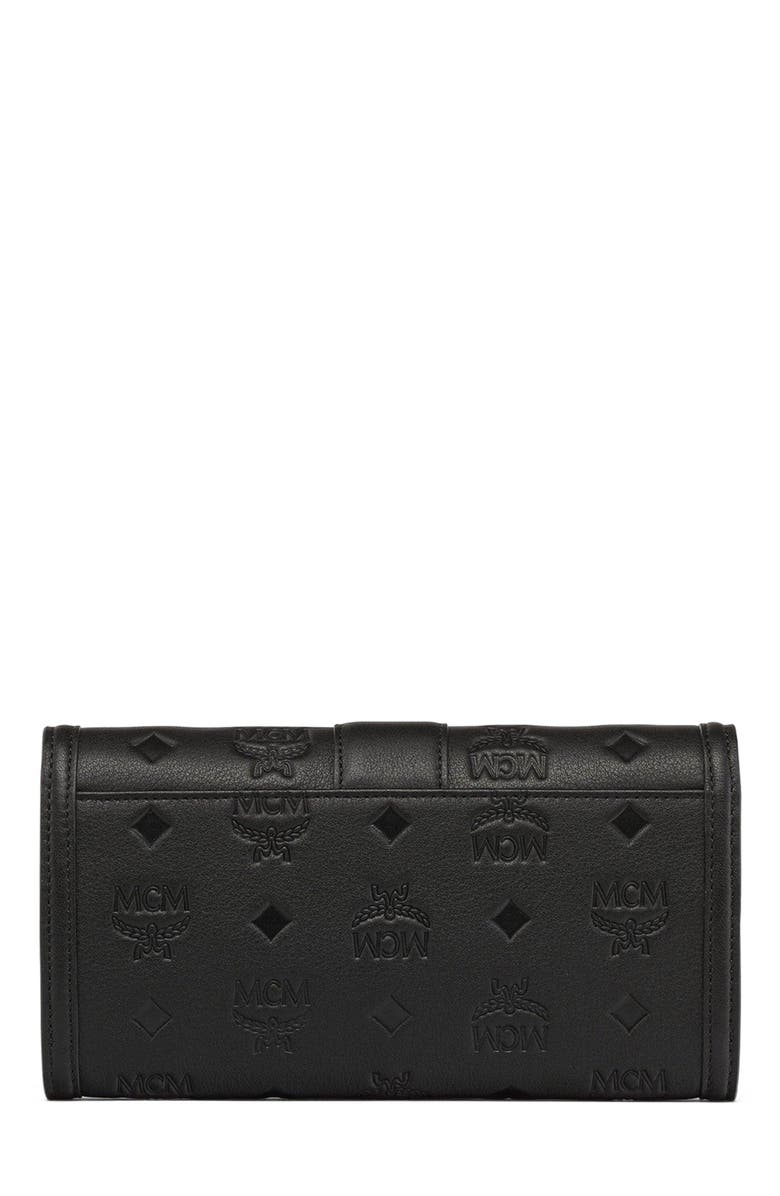 MCM Tracy Chain Wallet in Embossed Monogram Leather, Alternate, color, 