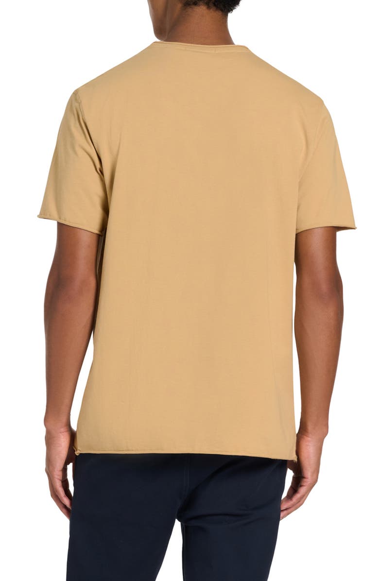 Scotch & Soda Roll Neck Cotton T-Shirt, Alternate, color, Ginger Root