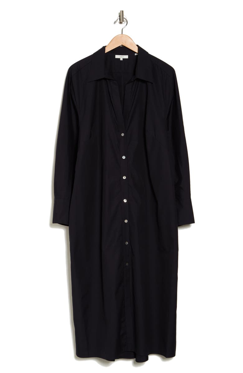 Vince Long Sleeve Fitted Shirtdress, Alternate, color, 