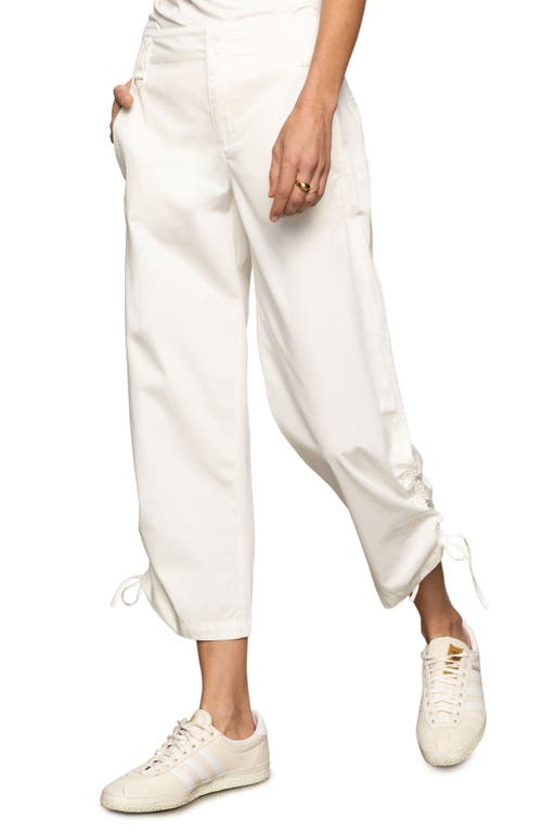 Sanctuary Cotton Twill Utility Crop Pants In Bleached W