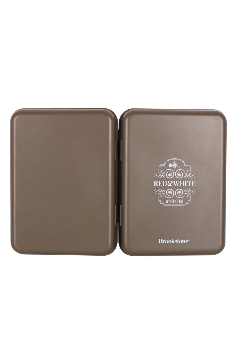 BROOKSTONE Compact Wine Accessories Kit, Alternate, color, Grey