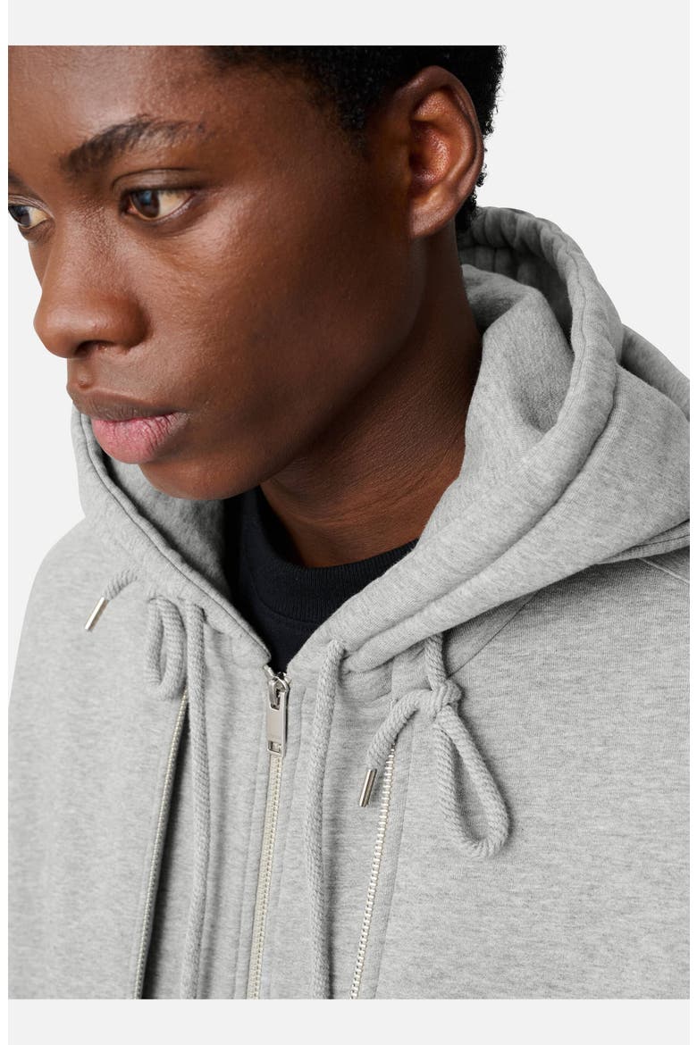 Trey Mélange Hoodie, Alternate, color, Grey Melange