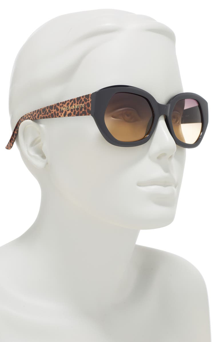 Vince Camuto 63mm Oval Sunglasses, Alternate, color,