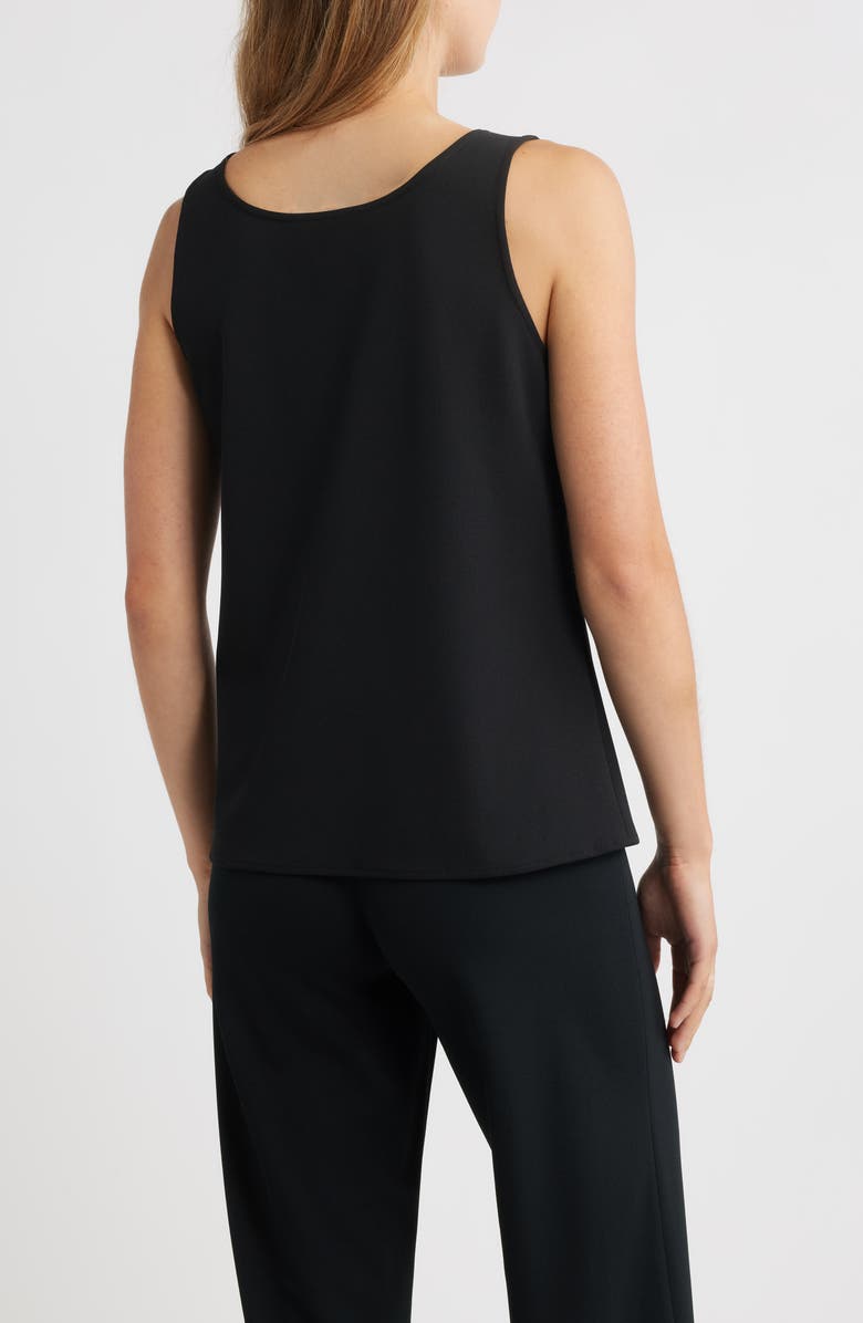 Ming Wang Heritage Fit Deco Stretch Crepe Tank Top, Alternate, color, 