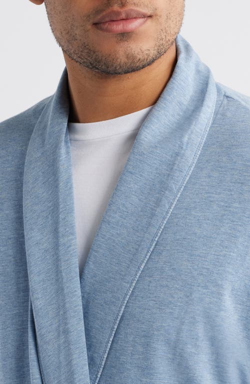 Daniel Buchler Shawl Collar Heathered Cotton & Modal Blend Robe