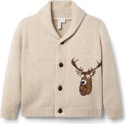 Janie and Jack Deer Shawl Cardigan