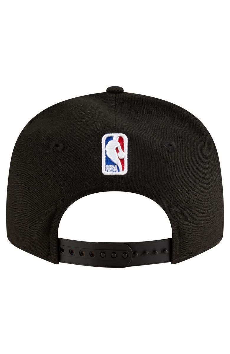 New Era Men's New Era Black Brooklyn Nets Statement Edition Jersey Hook 9FIFTY Snapback Hat, Alternate, color, Black