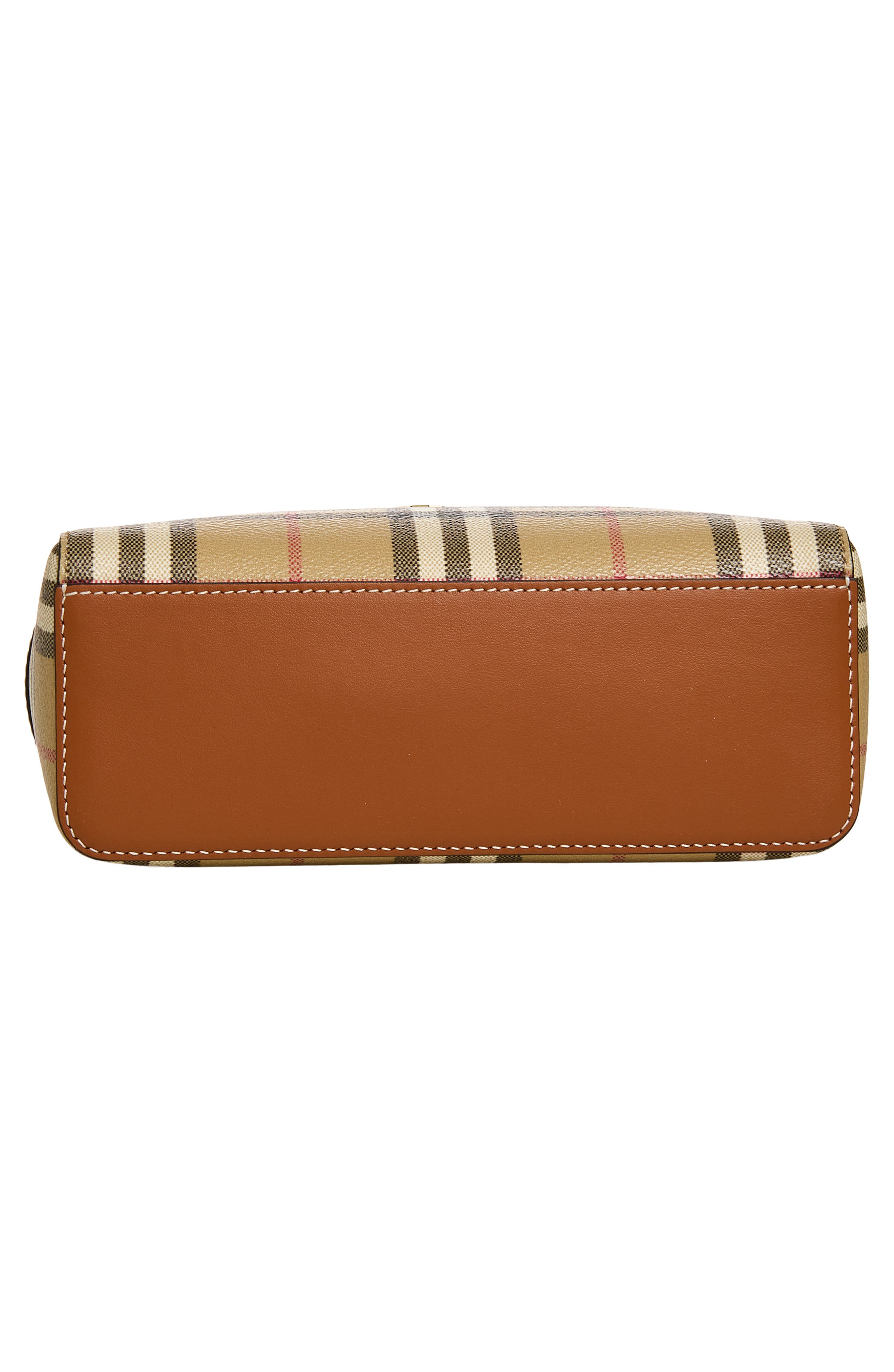 Check Coated Canvas Vanity Case (Women) | Nordstrom