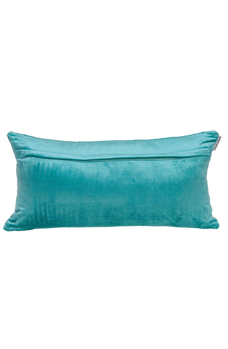 PARKLAND COLLECTION Milo Quilted Throw Pillow, Alternate, color, Aqua