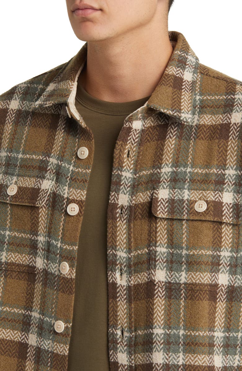 Rails Berkshire Plaid Flannel Shirt Jacket, Alternate, color,