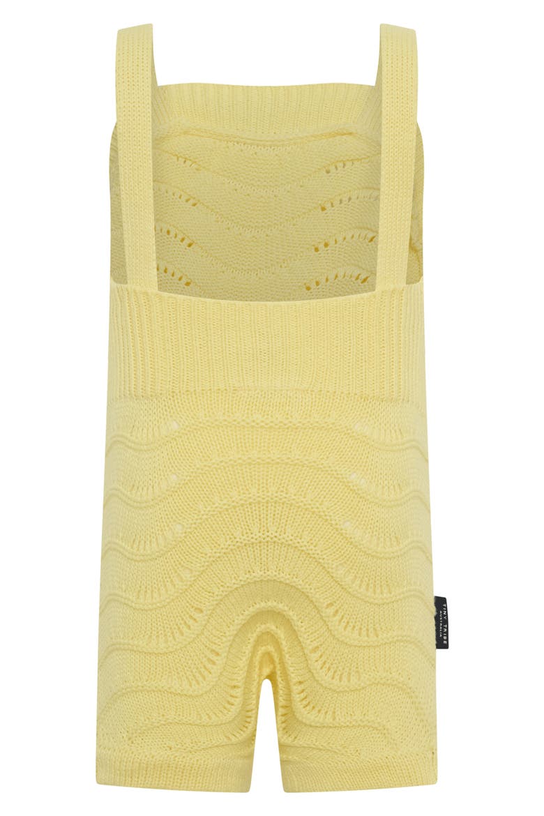 Cotton Knit Romper, Alternate, color, YELLOW