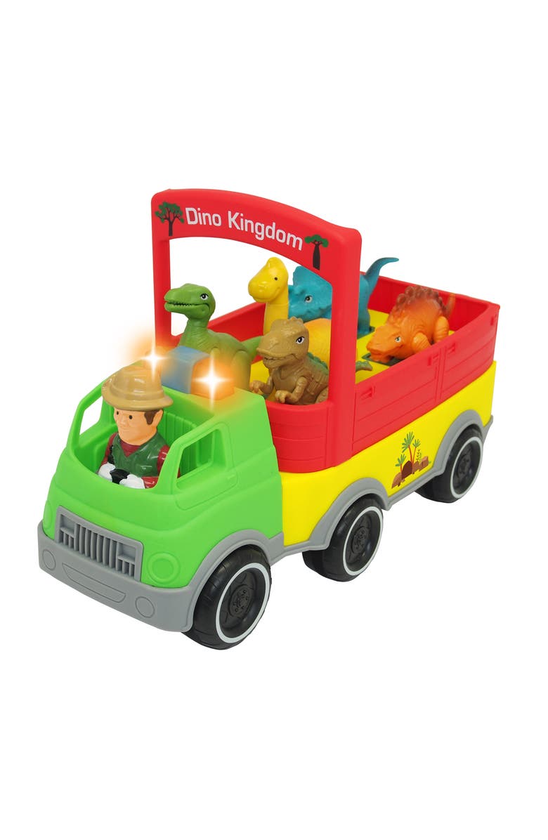 Kiddieland Dinosaur Adventure Safari Toy Truck, Main, color, Multicolored