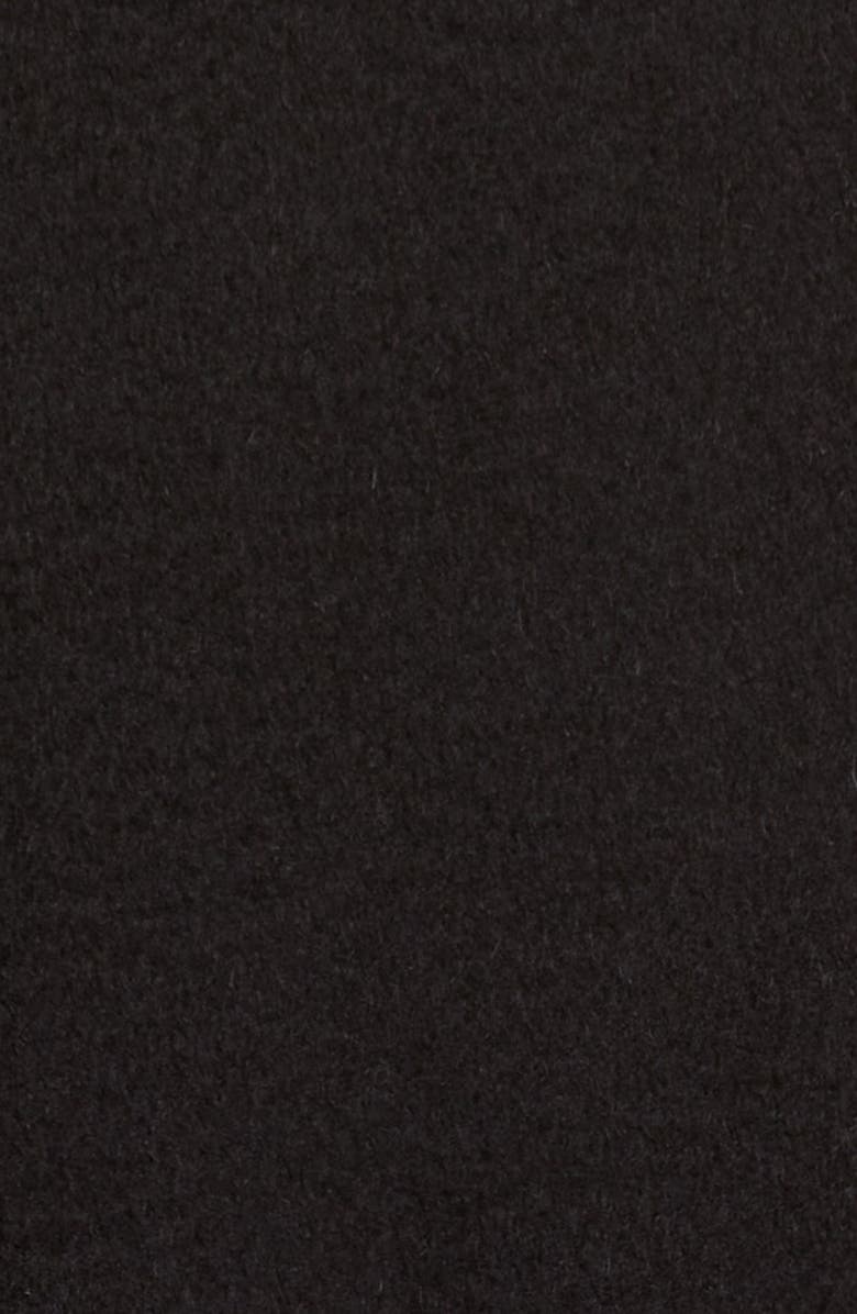 Max Mara Manuela Camel Hair Wrap Coat, Alternate, color, Black