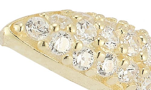 Glaze Jewelry Cubic Zirconia Claw Split Shank Ring In Gold