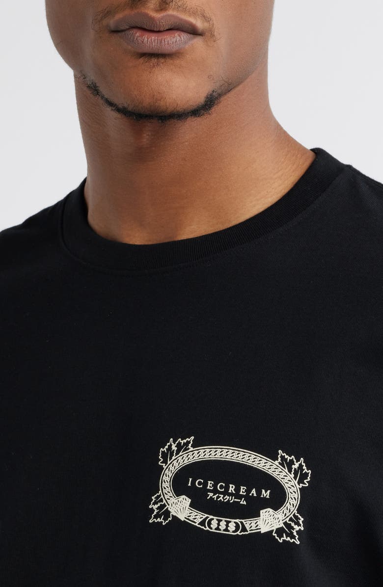 ICECREAM GFH/GFW Logo Long Sleeve Graphic T-Shirt, Alternate, color, 