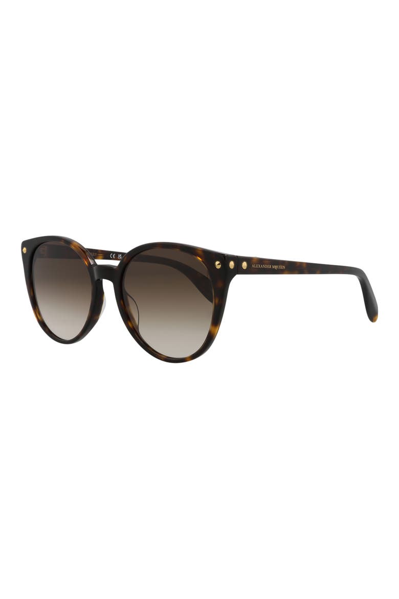55mm Gradient Cat Eye Sunglasses, Alternate, color, AVANA AVANA BROWN