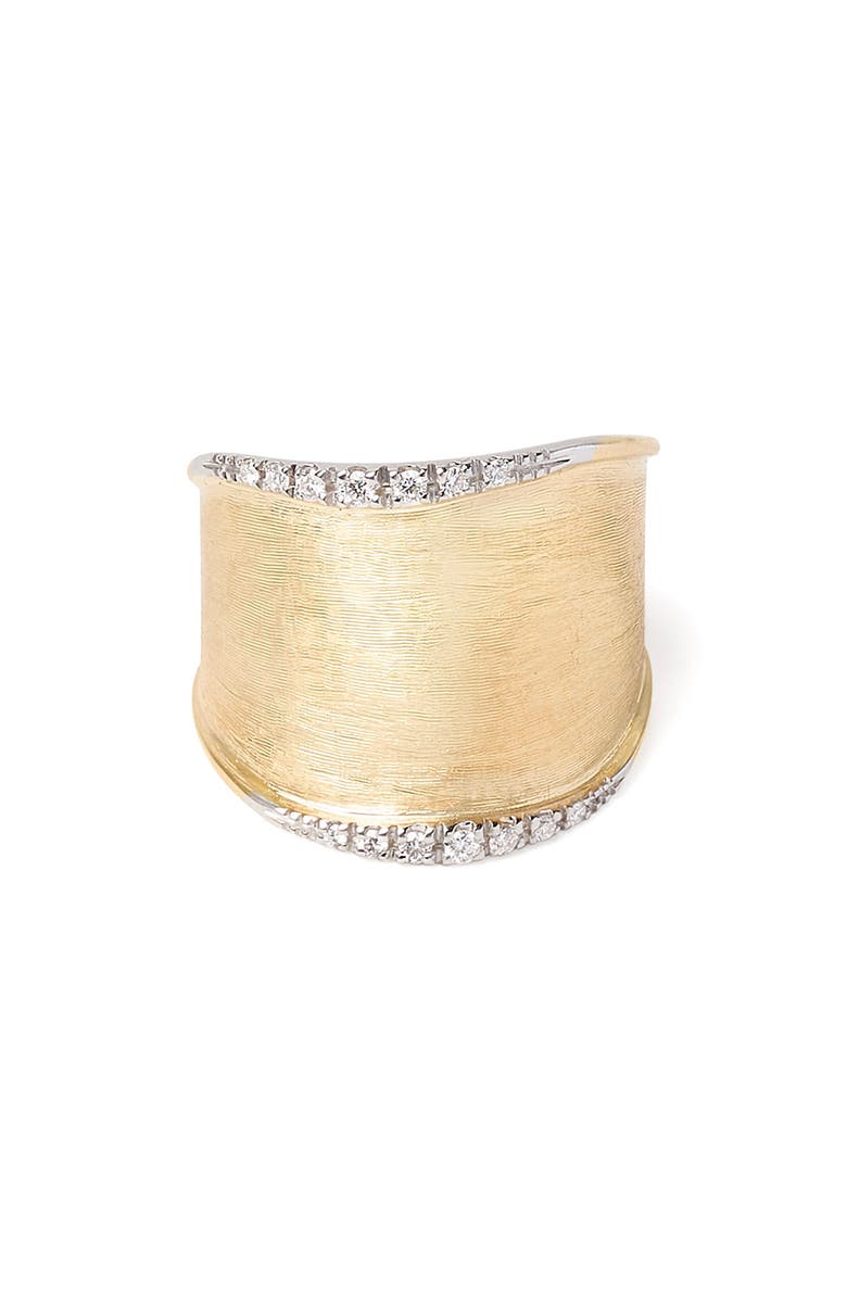 Marco Bicego Lunaria Diamond Band Ring, Alternate, color, 18K Yellow Gold