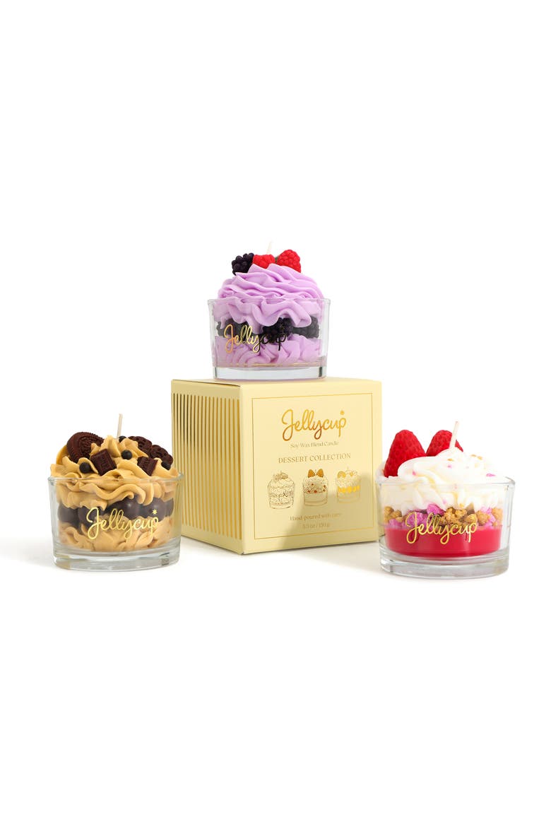 Dessert Collection Candle Trio, Main, color, Set of 3