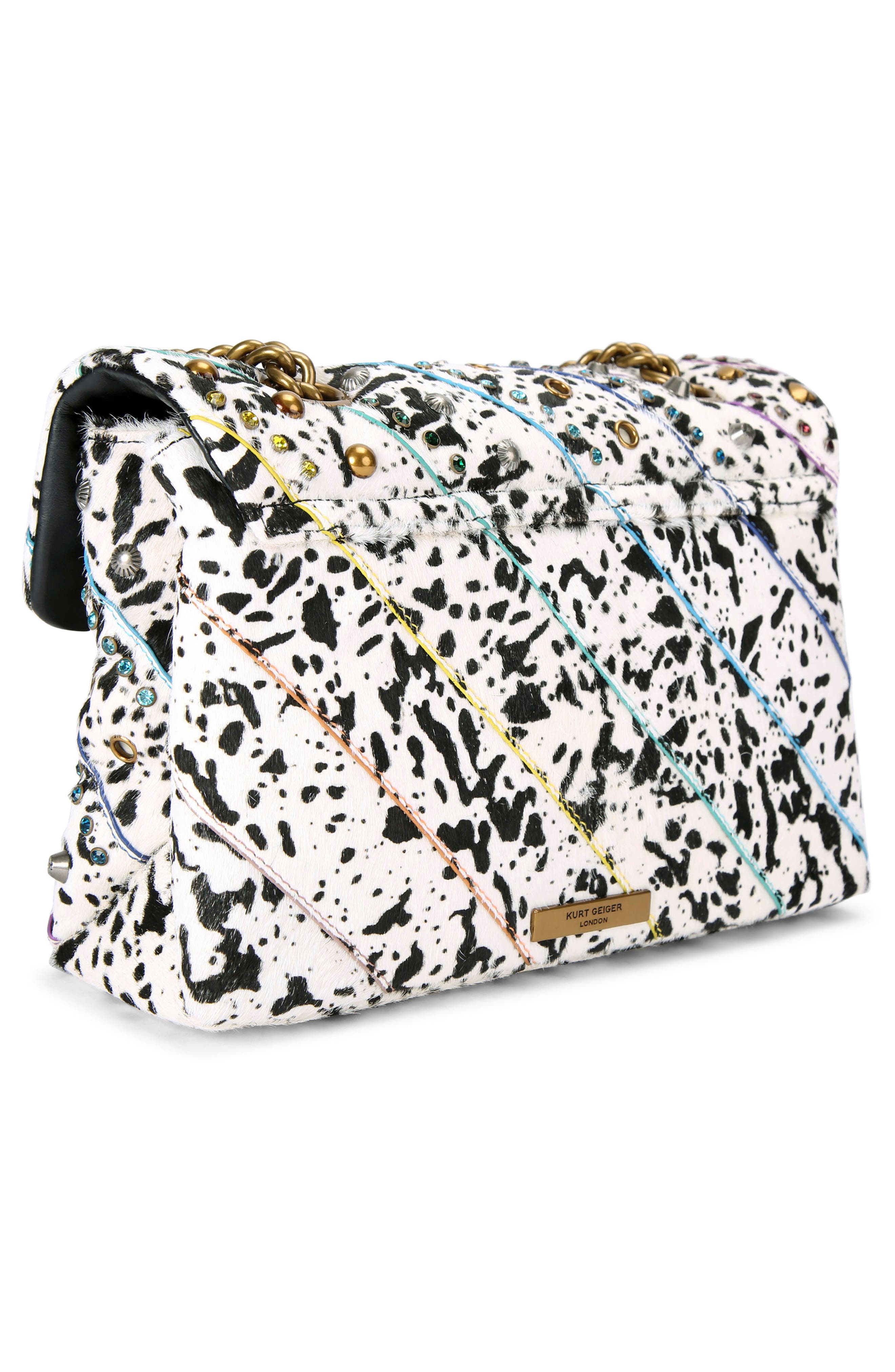 Kurt Geiger London Large Genuine Calf Hair Convertible Shoulder Bag, Alternate, color, 