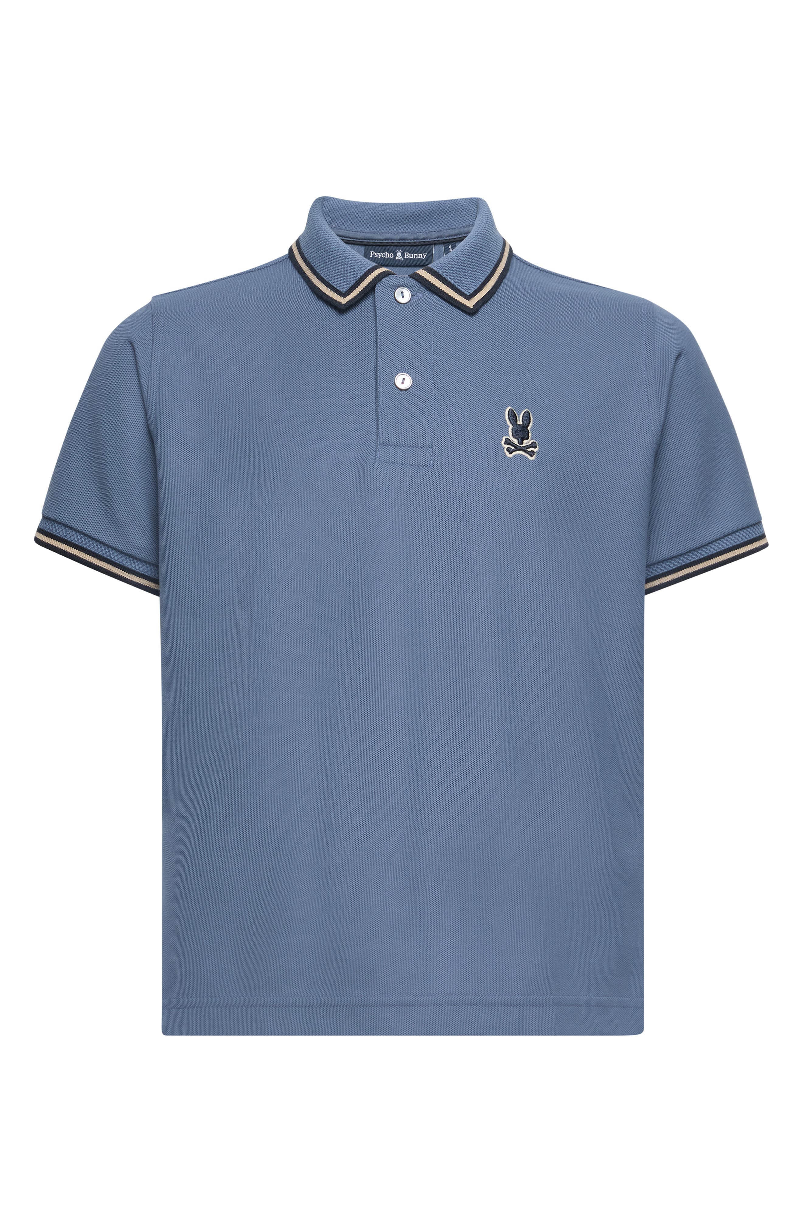 Psycho Bunny Kids' Foxton Cotton Pique Polo