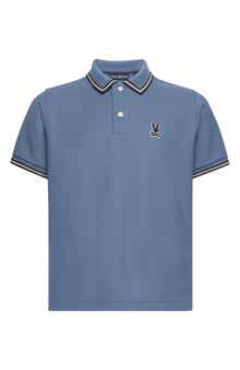 Psycho Bunny Kids' Foxton Cotton Pique Polo