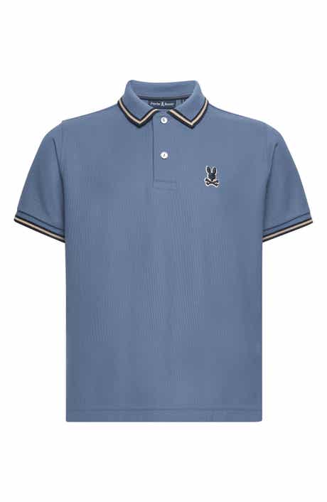 Psycho Bunny Kids' Foxton Cotton Pique Polo