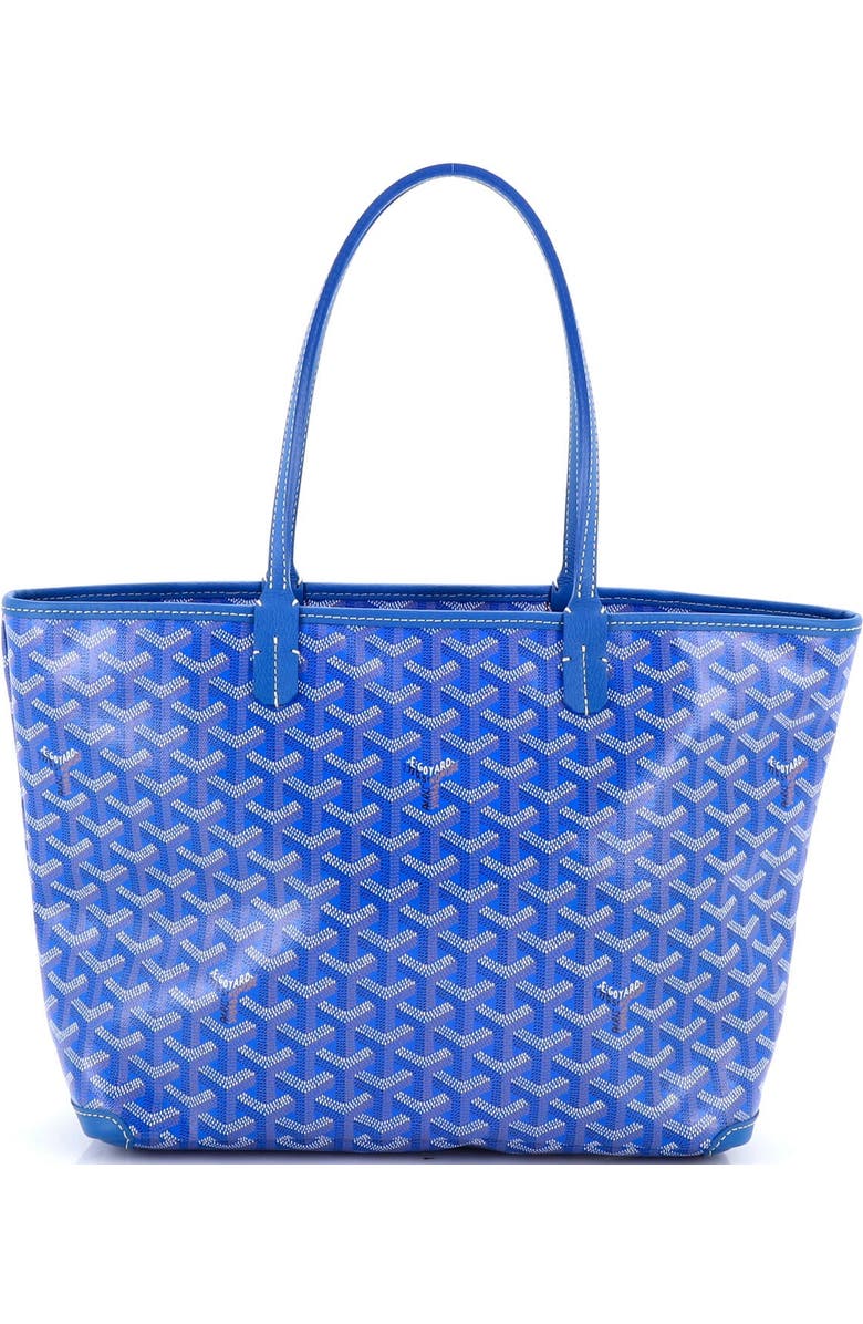 Pre-Owned Goyard Artois Tote Coated Canvas PM, Main, color, Blue