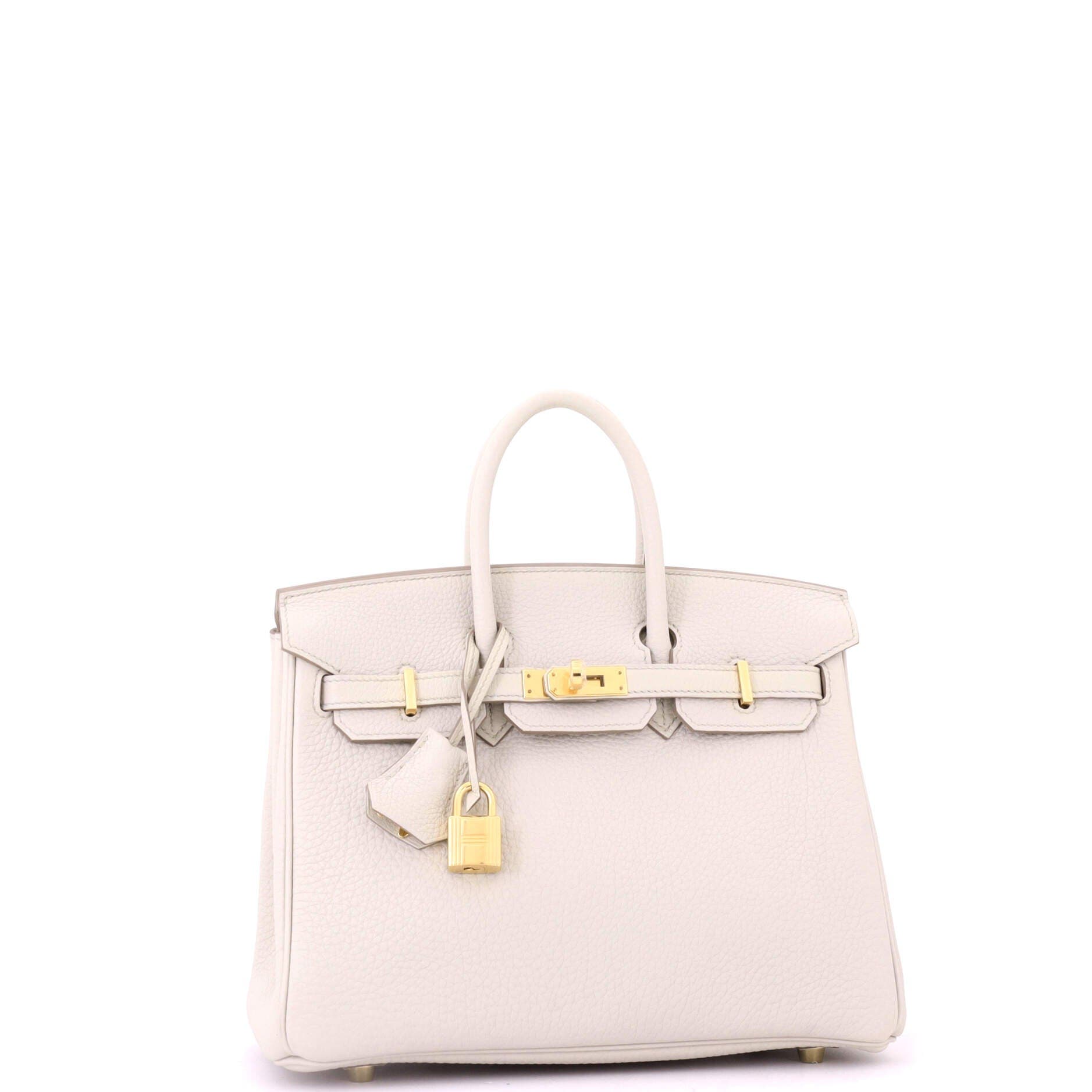 Pre-Owned Hermes Birkin Handbag Light Togo with Gold Hardware 25, Alternate, color, 