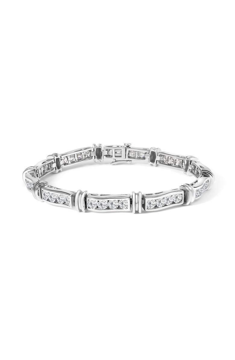 Haus of Brilliance 14k White Gold 6 3/4ct. TDW Diamond Tennis Bracelet, Main, color, White