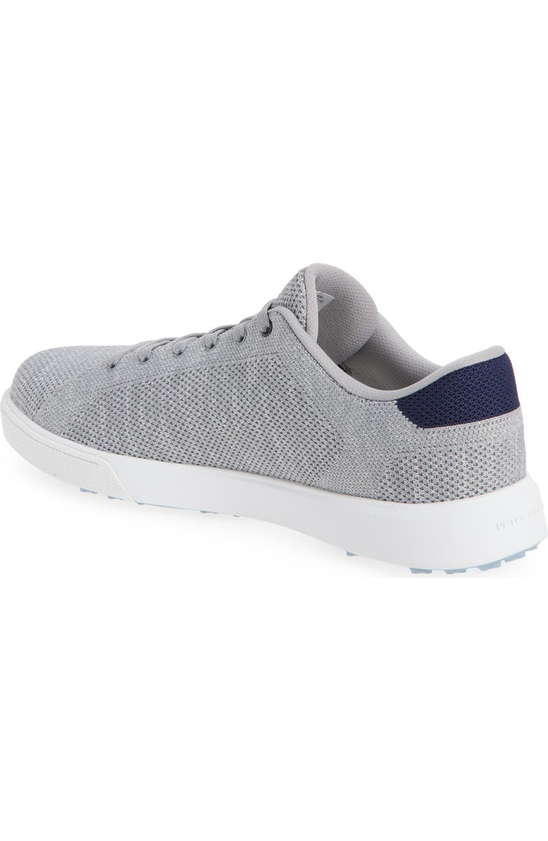 Peter Millar Drift Hybrid Water Resistant Knit Golf Shoe, Alternate, color, Nickel