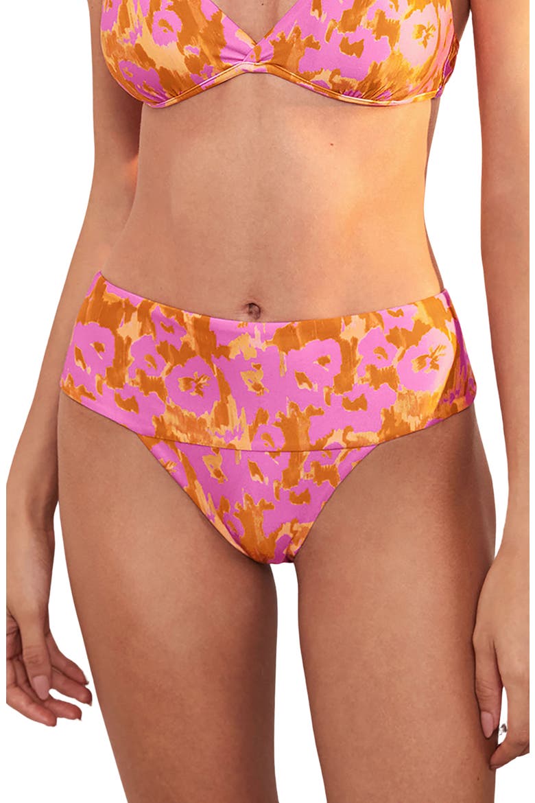 Mosqueta Jessica High Waist Bikini Bottoms, Main, color, MULTI
