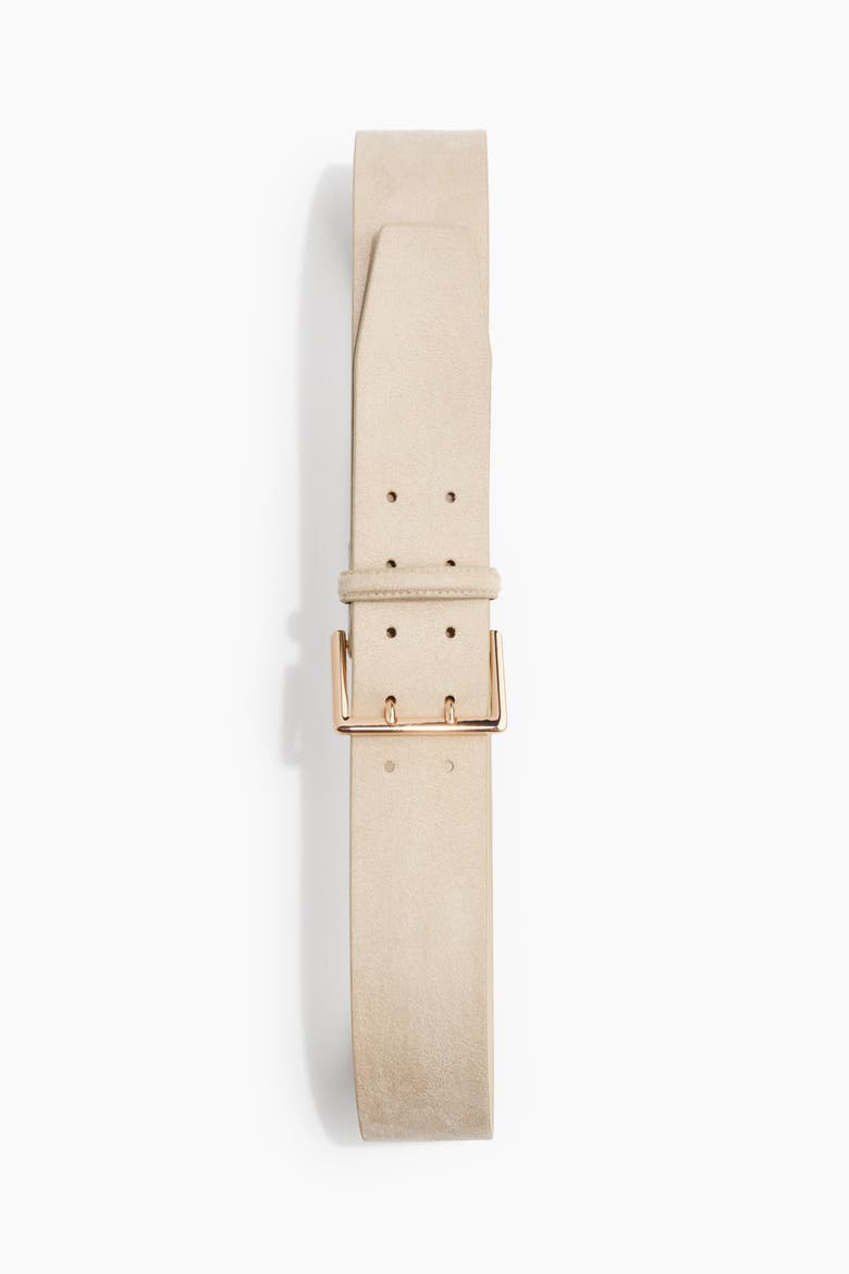 Wide Belt, Main, color, Light beige