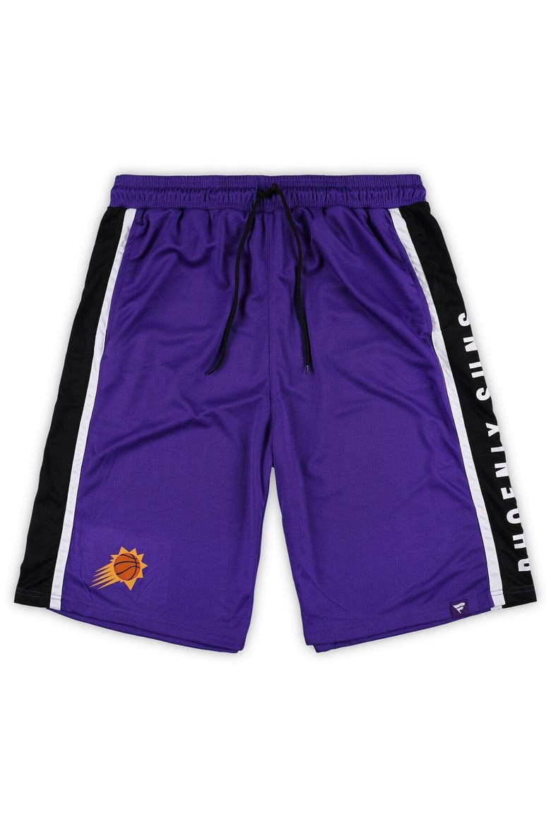 Men's Fanatics Branded Purple Phoenix Suns Big & Tall Referee Iconic Mesh Shorts, Main, color, Purple