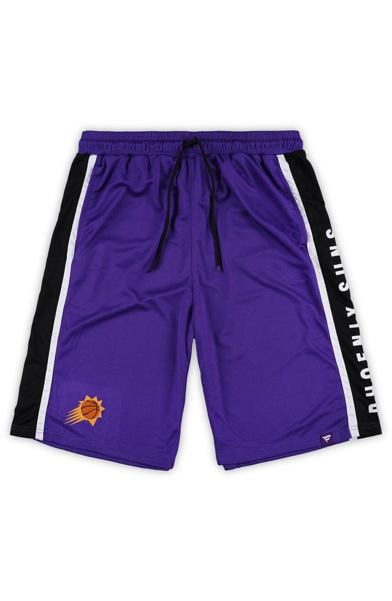 FANATICS Men's Fanatics Branded Purple Phoenix Suns Big & Tall Referee Iconic Mesh Shorts, Main, color, Purple