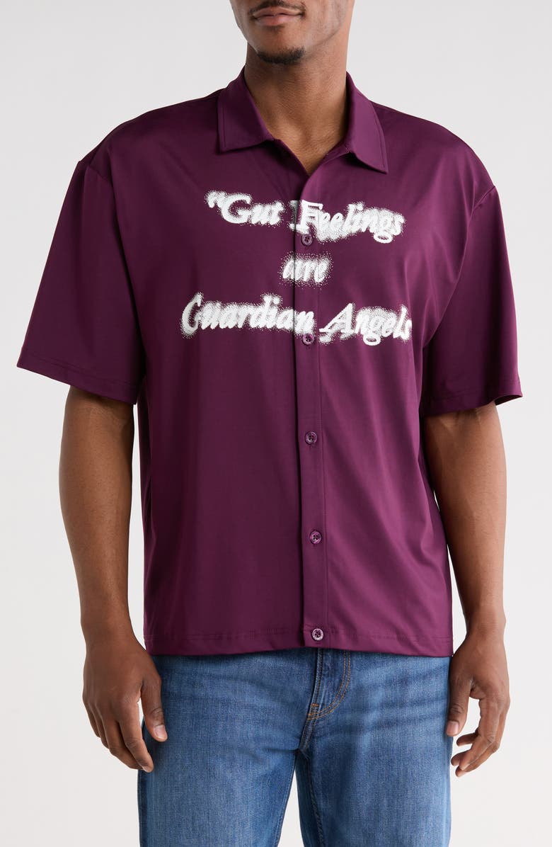 SANTO STUDIO Uno Gut Feelings Shirt, Main, color, 