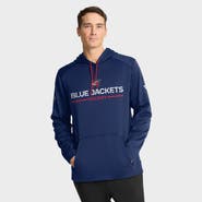 FANATICS Men's Fanatics Navy Columbus Blue Jackets Authentic Pro Rink Hoodie