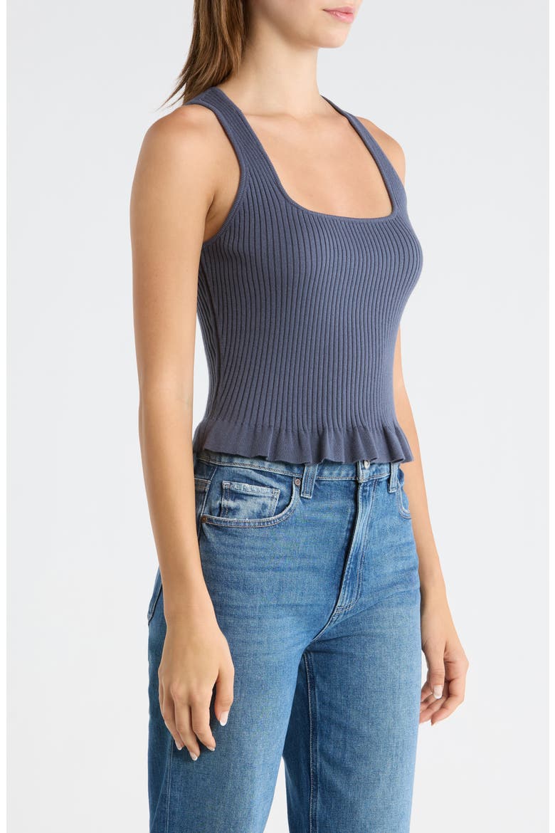 Bronwyn Rib Cotton Blend Sweater Tank, Alternate, color, PACIFIC BLUE