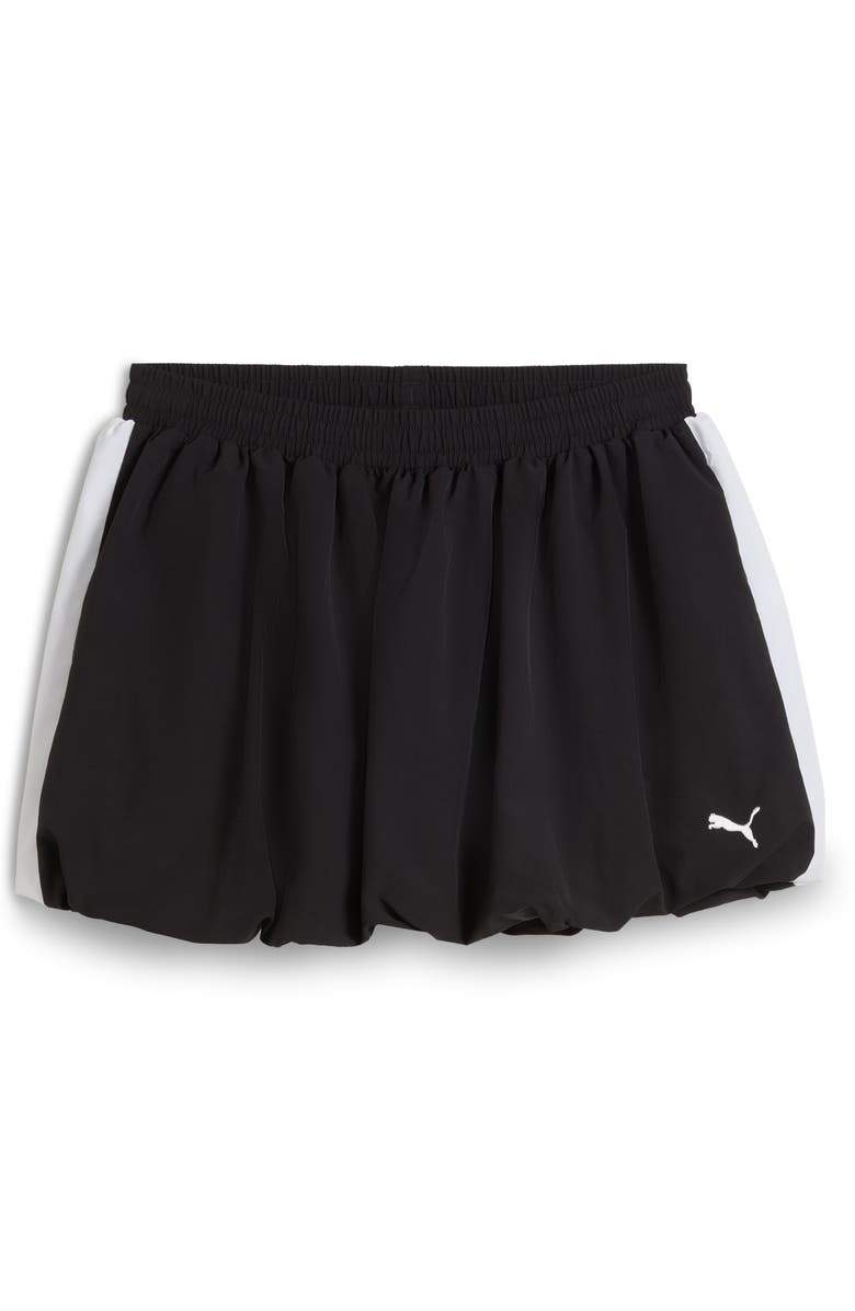 PUMA T7 Bubble Hem Skirt, Alternate, color, Puma Black
