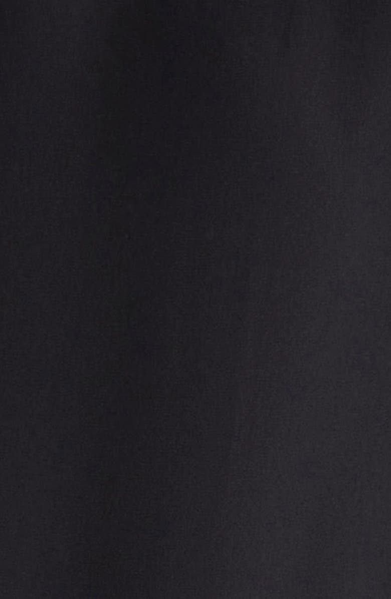 Cinq à Sept Lenore Ruffle Sleeve Silk Top, Alternate, color, Black