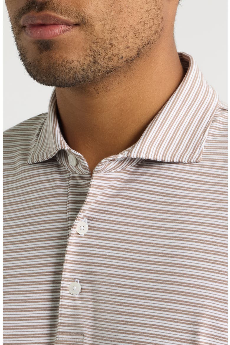 Turner Crown Flex Pima Cotton Blend Polo, Alternate, color, SAWGRASS