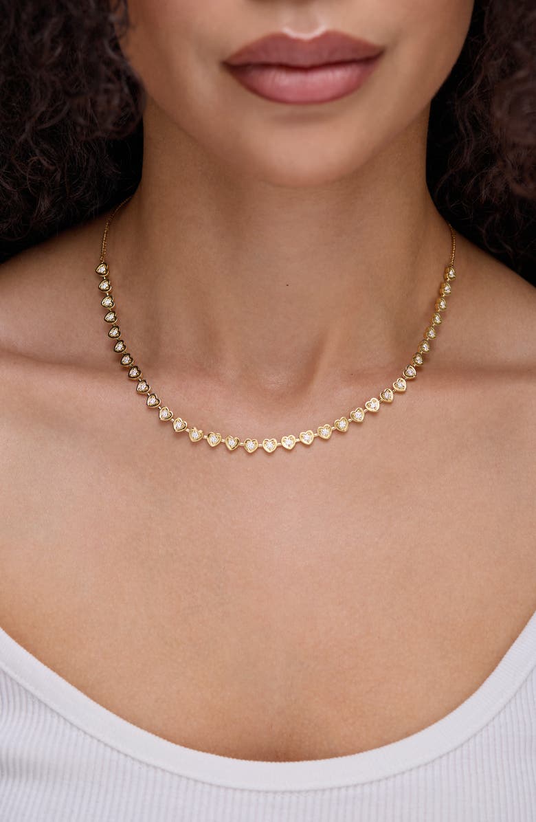 Bony Levy Kiera Tennis Necklace, Alternate, color, 18K Yellow Gold
