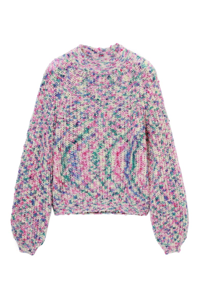 Birmingham Marled Blouson Sweater, Alternate, color, MIX