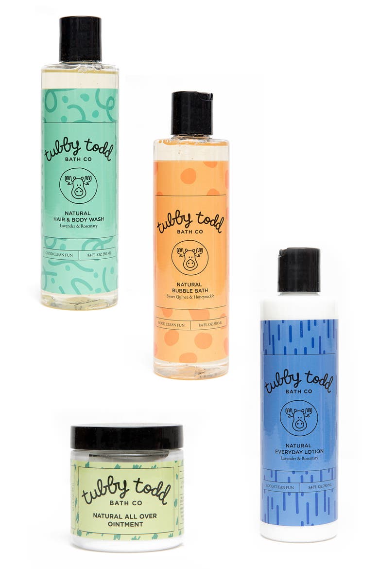 Tubby Todd The Essentials Gift Set, Main, color, WHITE
