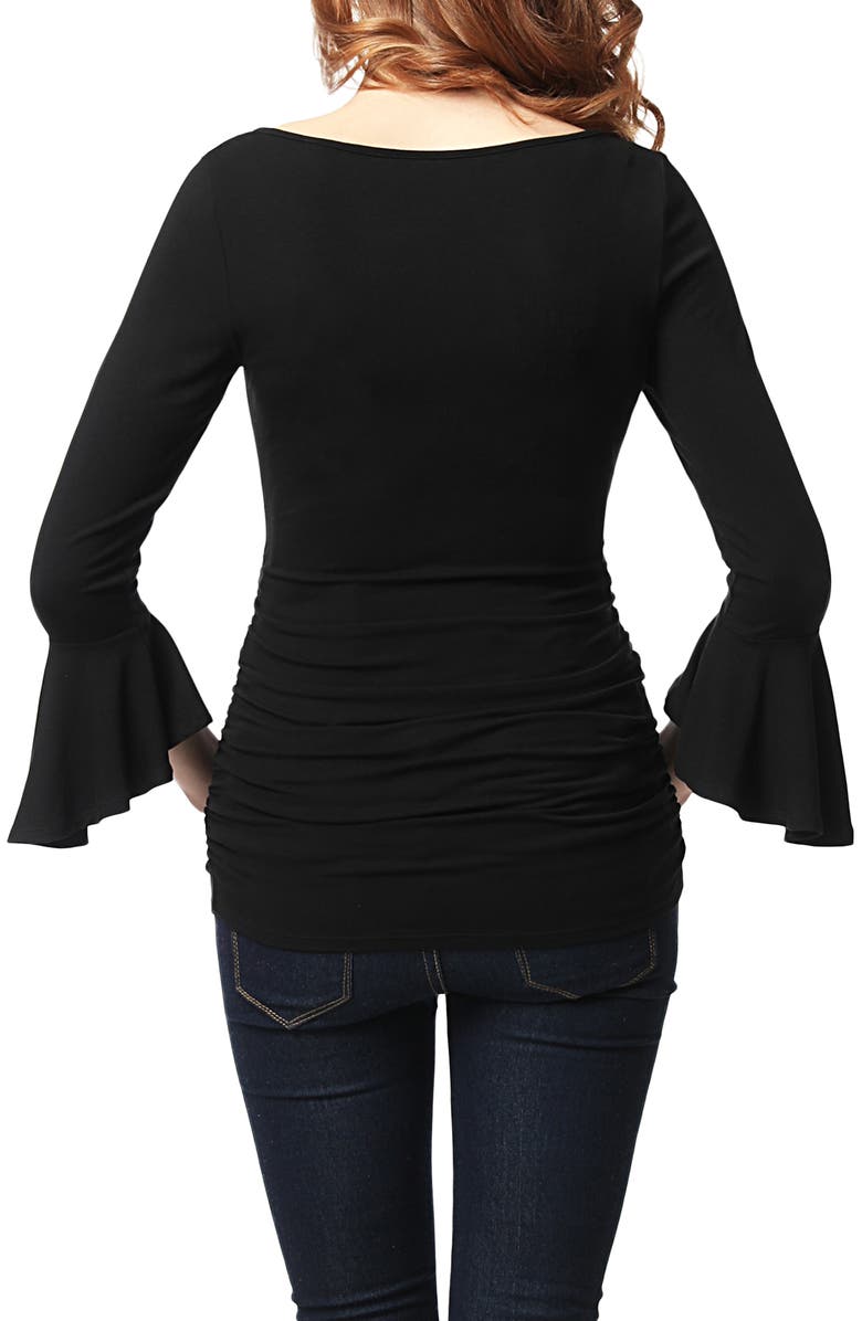 Kimi and Kai Andrea Ruched Maternity Top, Alternate, color,