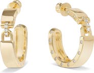 Melinda Maria Ashley Lock Hoop Earrings