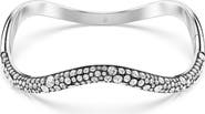 Swarovski Sublima Crystal Wavy Bangle Bracelet